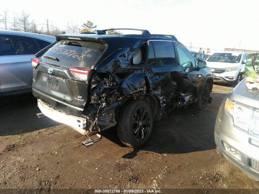 2022 TOYOTA RAV4 HYBRID SE VIN: 4T3T6RFV8NU082551