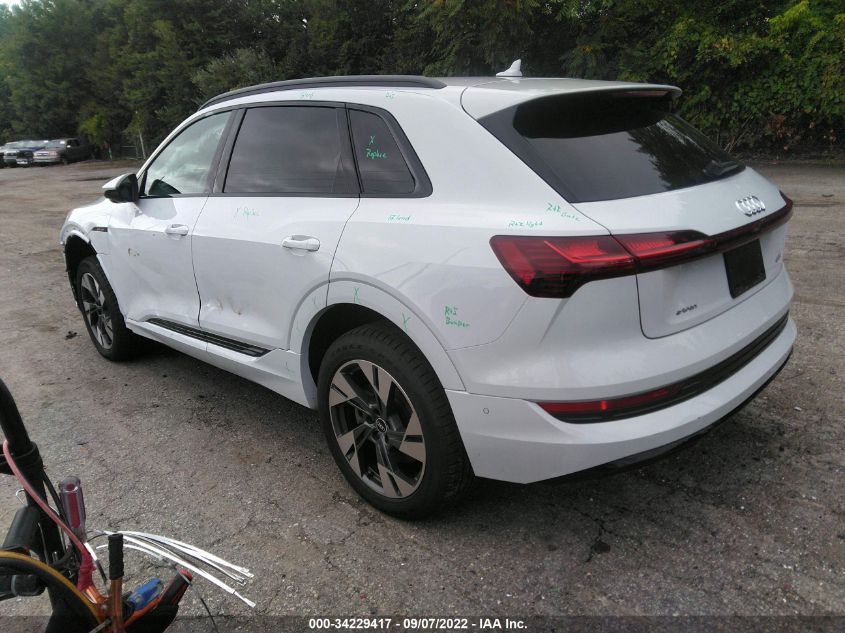 2021 AUDI E-TRON PREMIUM VIN: WA1AAAGE5MB010276