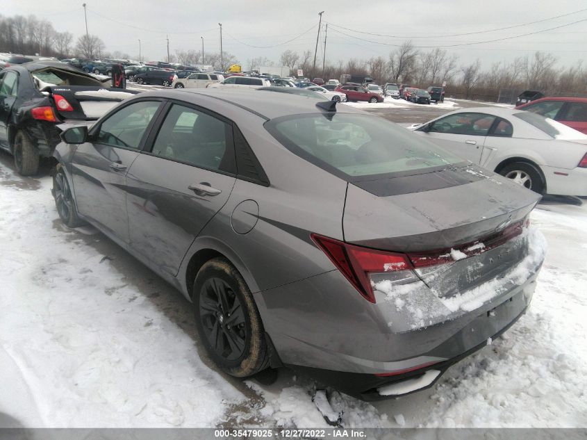 2022 HYUNDAI ELANTRA SEL VIN: KMHLM4AG9NU276502