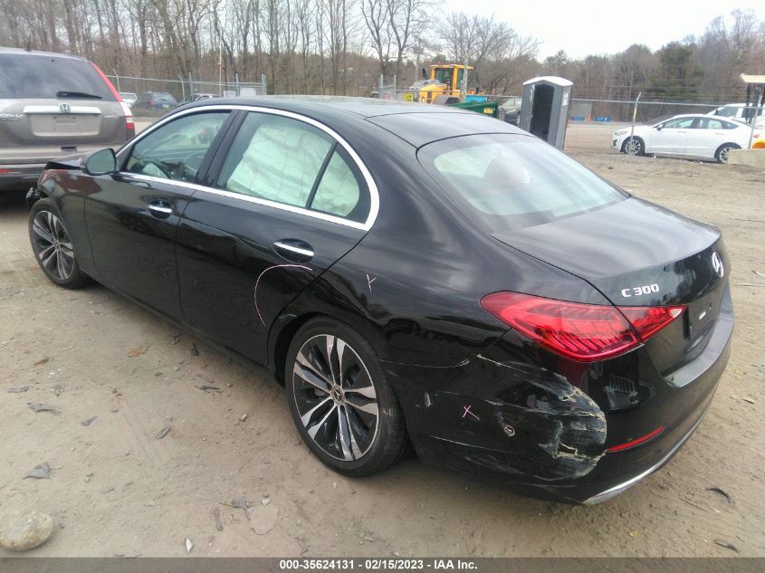 2022 MERCEDES-BENZ C-CLASS C 300 VIN: W1KAF4HB1NR008570