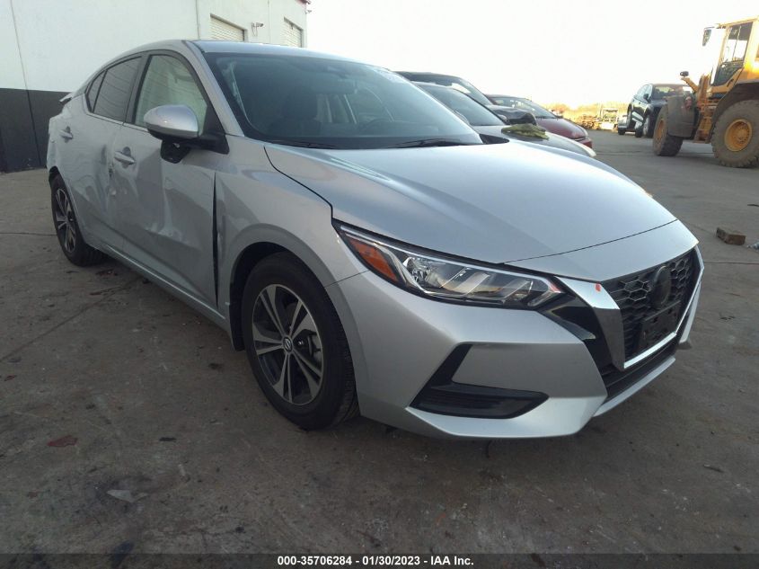 2022 NISSAN SENTRA SV VIN: 3N1AB8CV3NY268545