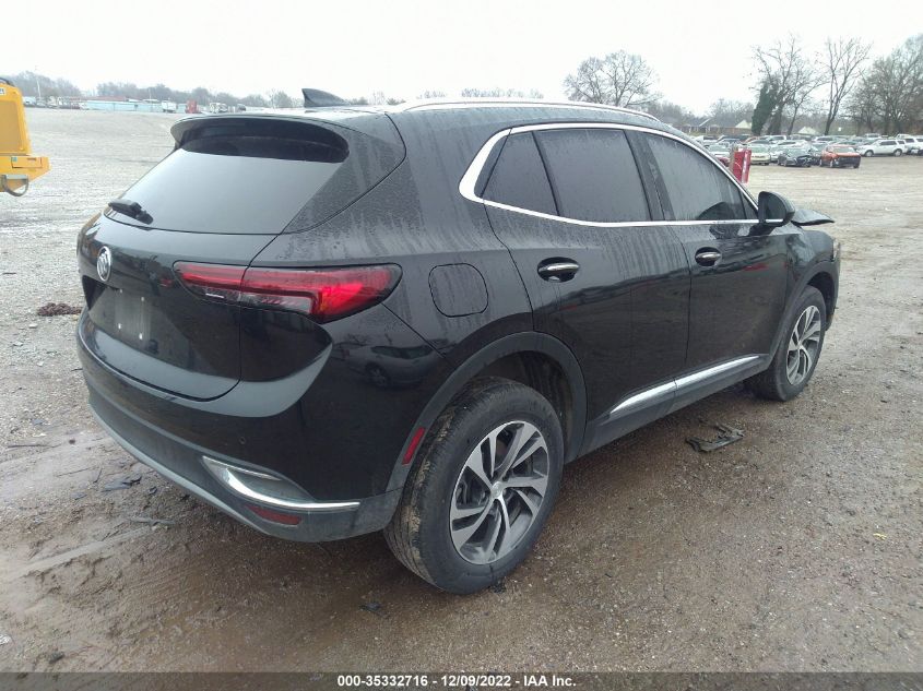 2021 BUICK ENVISION ESSENCE VIN: LRBFZPR43MD194356
