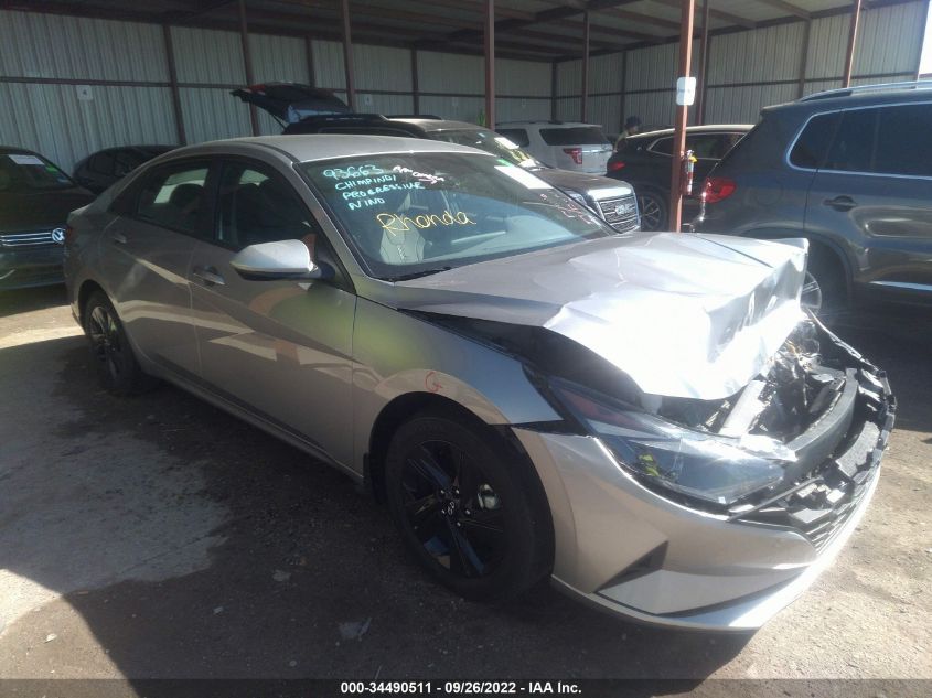 2022 HYUNDAI ELANTRA SEL VIN: 5NPLS4AG1NH077965
