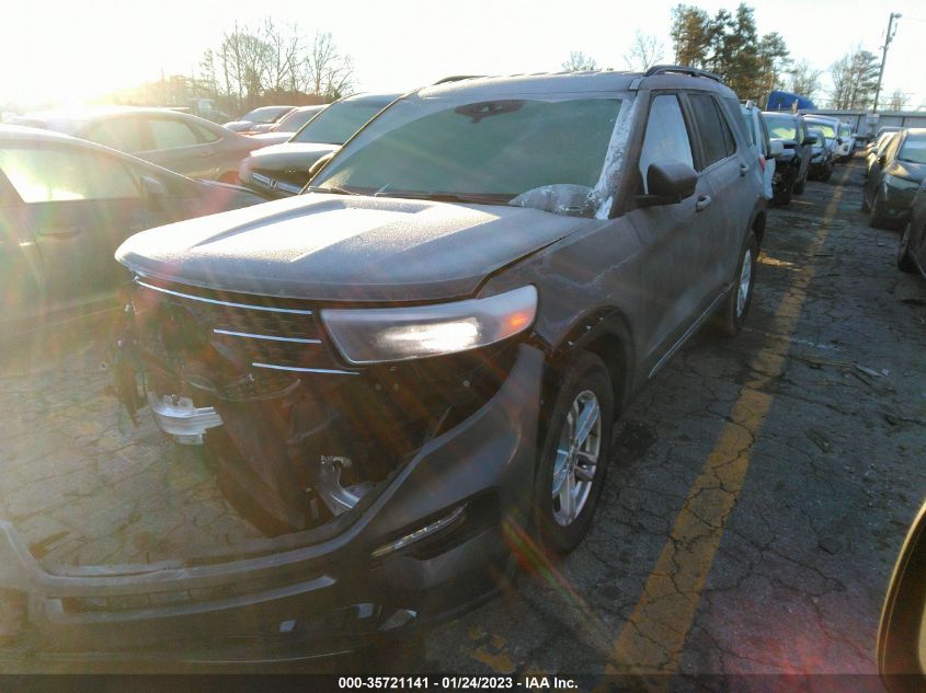 2022 FORD EXPLORER XLT VIN: 1FMSK7DH8NGA73848