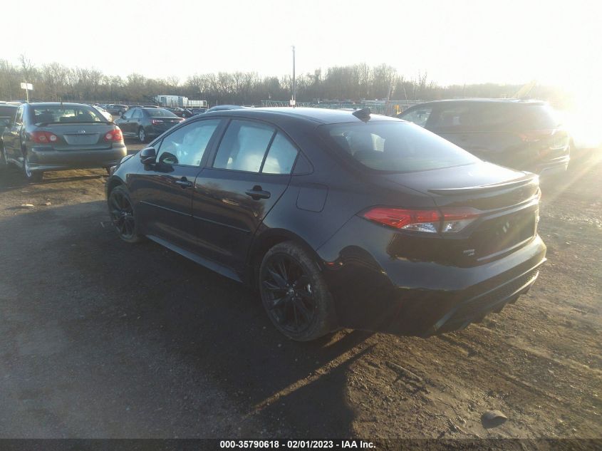 2022 TOYOTA COROLLA SE/SE NIGHTSHADE/APEX SE VIN: 5YFS4MCE1NP111701