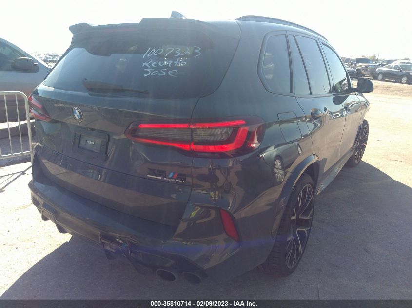 2022 BMW X5 M VIN: 5YMJU0C08N9M60876