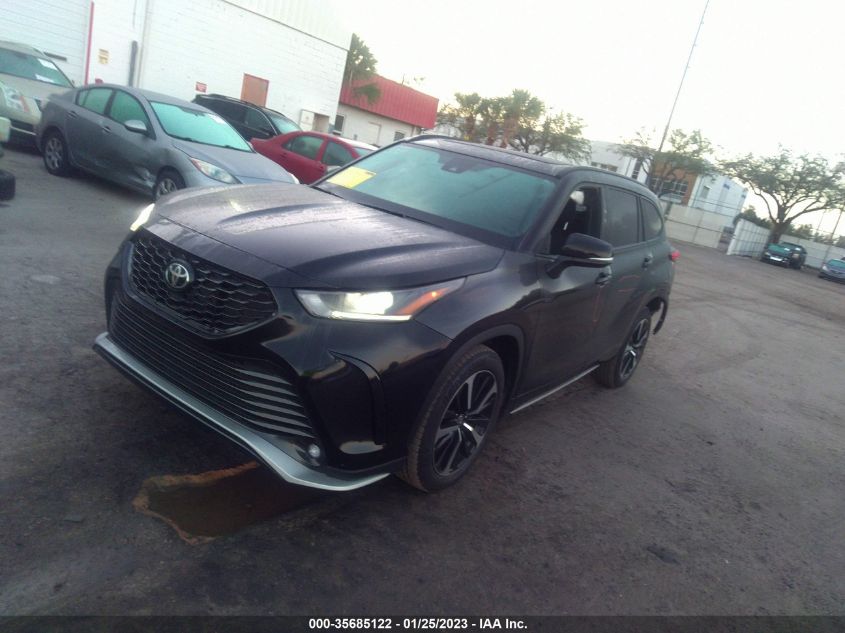 2021 TOYOTA HIGHLANDER XSE VIN: 5TDJZRAH2MS066488