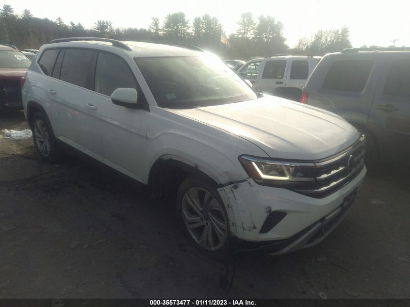 2021 VOLKSWAGEN ATLAS 3.6L V6 SE W/TECHNOLOGY VIN: 1V2KR2CA6MC563362