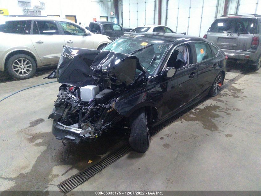 2022 HONDA CIVIC HATCHBACK LX VIN: 19XFL2H56NE000581