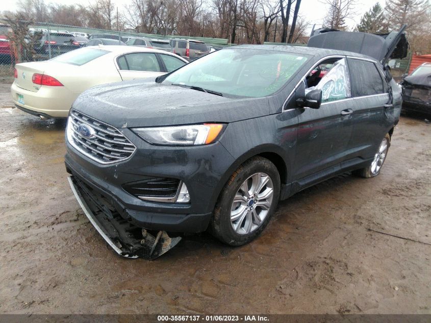 2021 FORD EDGE TITANIUM VIN: 2FMPK3K95MBA49412