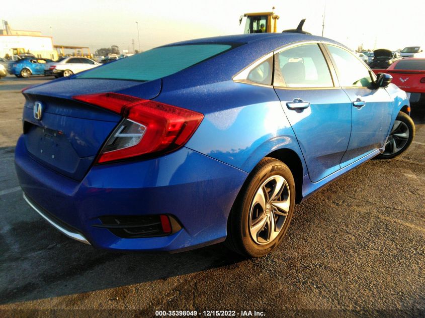 2020 HONDA CIVIC SEDAN LX VIN: 2HGFC2F61LH512506