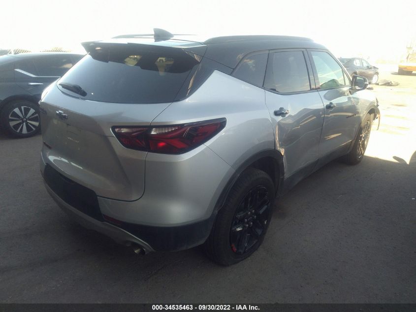 2022 CHEVROLET BLAZER LT VIN: 3GNKBCR41NS150572