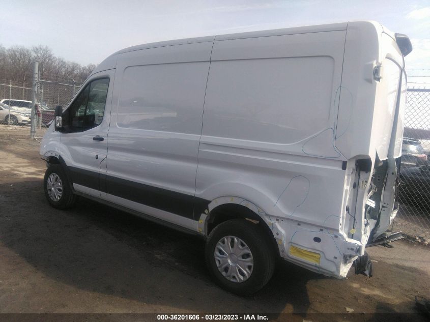 2022 FORD TRANSIT CARGO VAN VIN: 1FTBR1C88NKA43387