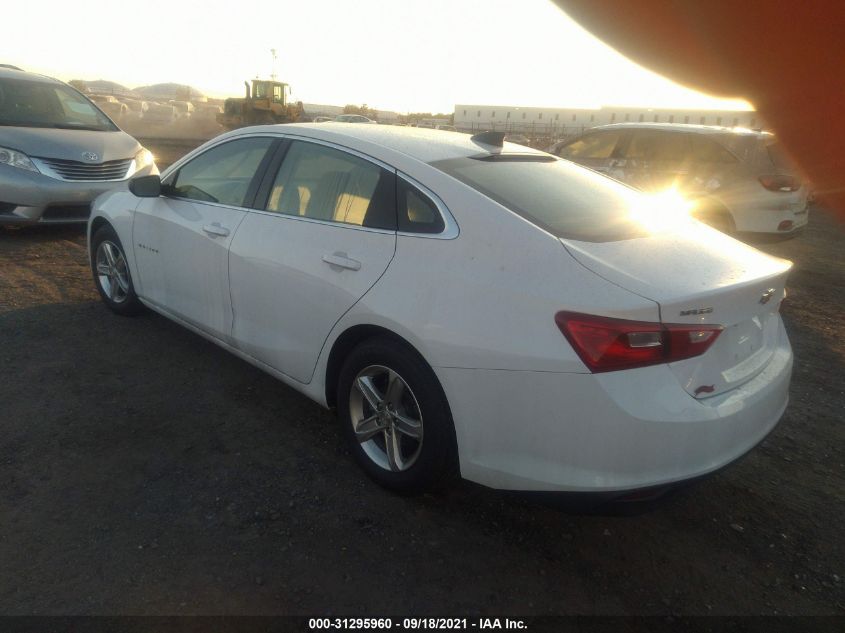 2021 CHEVROLET MALIBU LS VIN: 1G1ZB5ST8MF002693