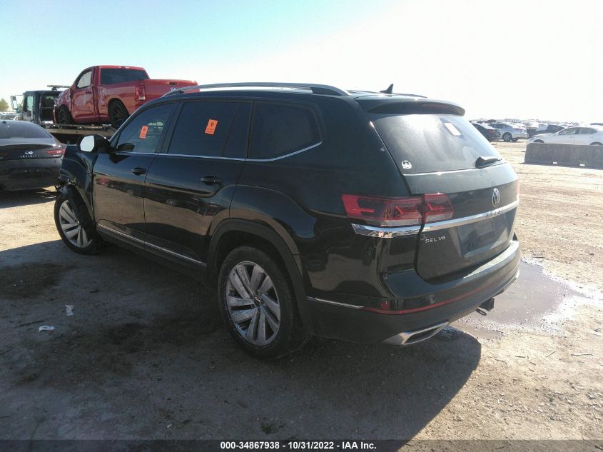 2021 VOLKSWAGEN ATLAS 3.6L V6 SEL VIN: 1V2ER2CA9MC519417