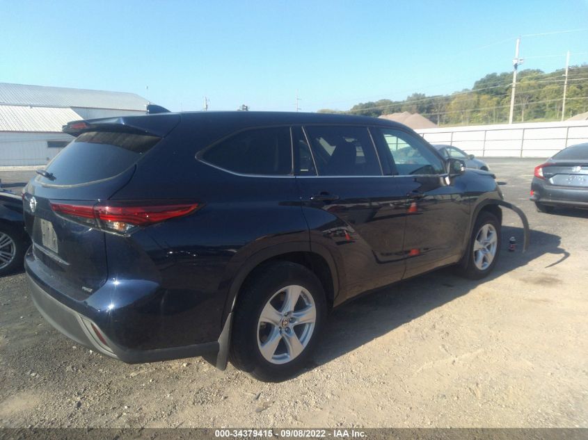 2021 TOYOTA HIGHLANDER L VIN: 5TDCZRBH2MS530368