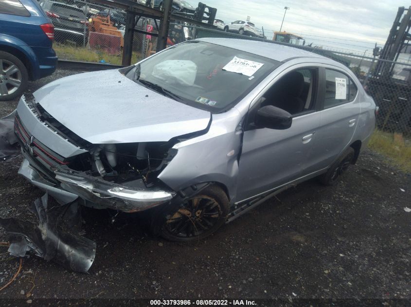 2022 MITSUBISHI MIRAGE G4 ES/LE/BLACK EDITION VIN: ML32FUFJ4NHF08257