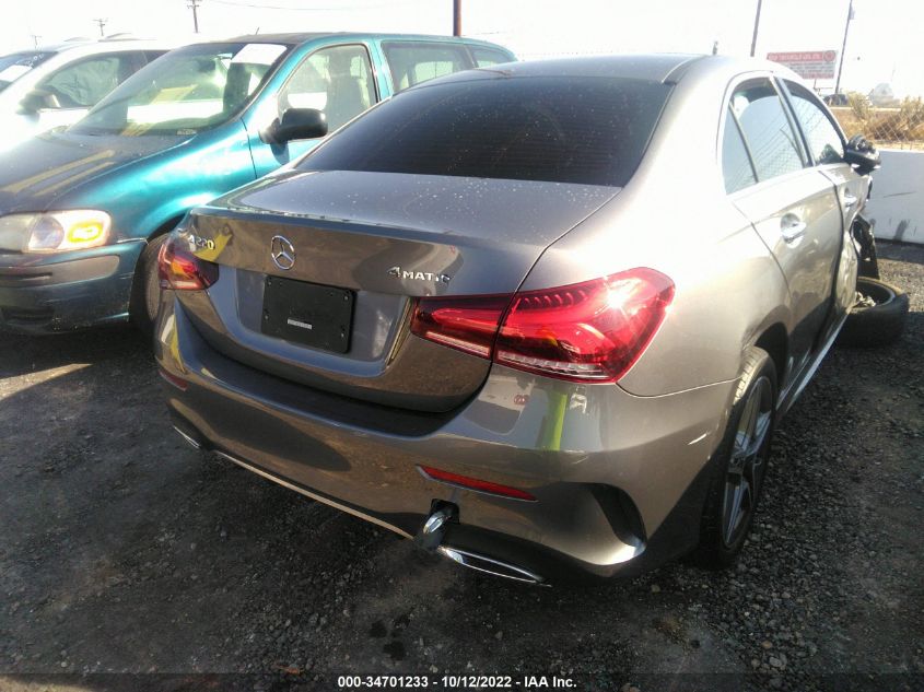 2021 MERCEDES-BENZ A-CLASS A 220 VIN: W1K3G4FB7MJ293135