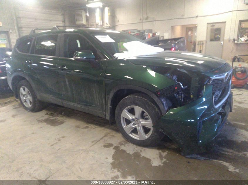 2023 TOYOTA HIGHLANDER L/LE/XLE/XSE/LIMITED VIN: 5TDKDRAH8PS501599