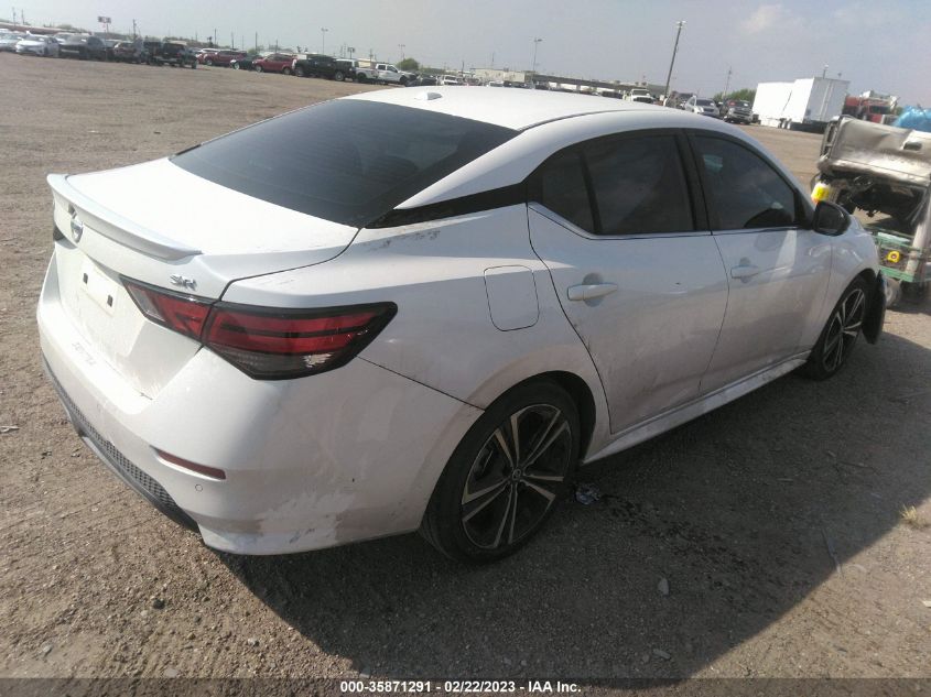 2022 NISSAN SENTRA SR VIN: 3N1AB8DV4NY268388