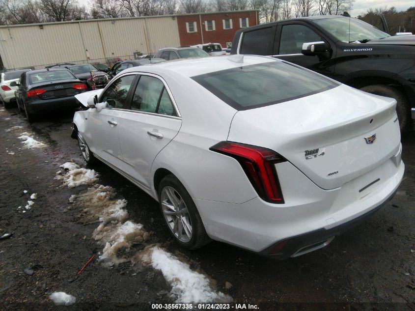 2021 CADILLAC CT4 LUXURY VIN: 1G6DK5RK0M0120550