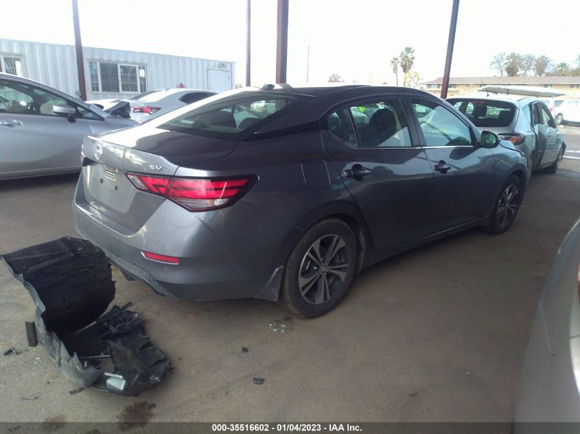 2022 NISSAN SENTRA SV VIN: 3N1AB8CV1NY249766