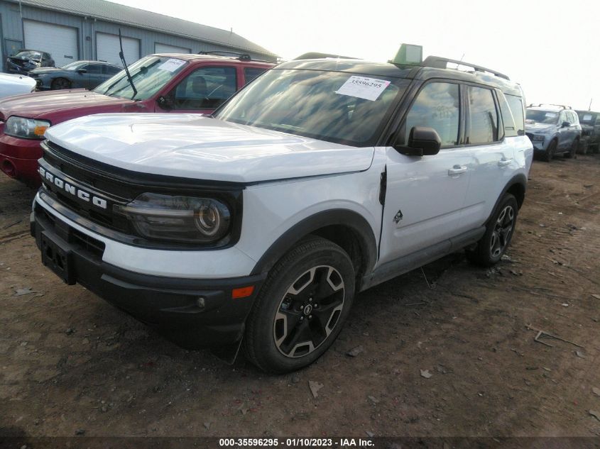 2021 FORD BRONCO SPORT OUTER BANKS VIN: 3FMCR9C60MRA35629
