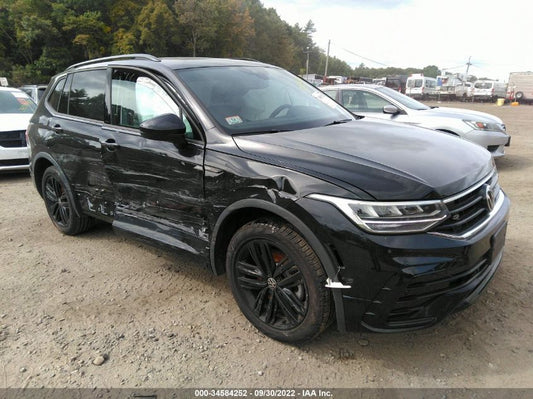 2022 VOLKSWAGEN TIGUAN SE R-LINE BLACK VIN: 3VV8B7AX3NM024624
