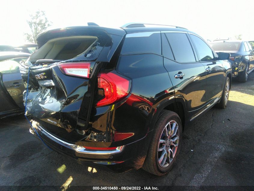 2022 GMC TERRAIN DENALI VIN: 3GKALXEVXNL183298