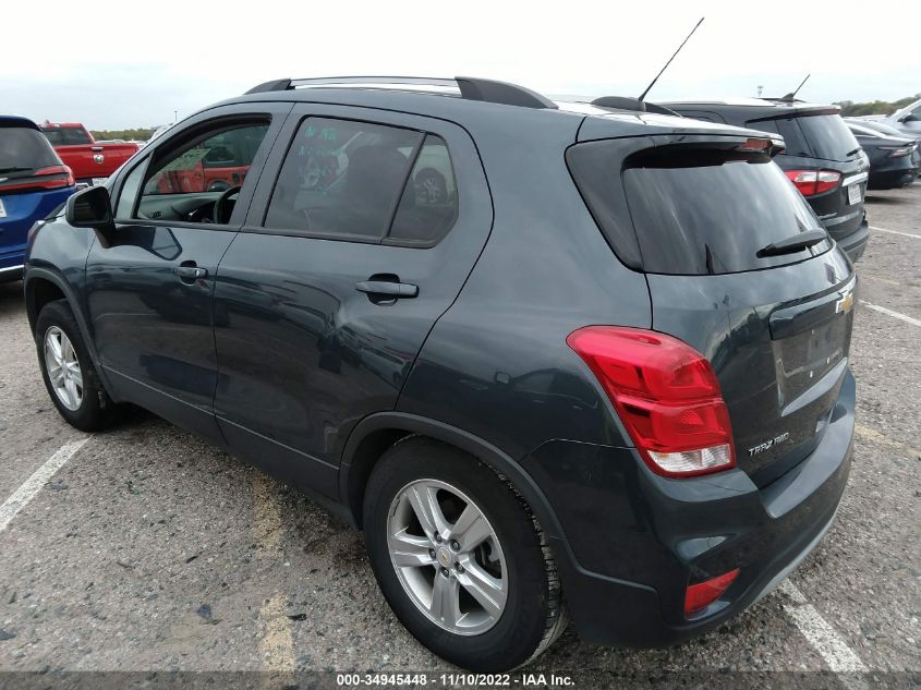 2021 CHEVROLET TRAX LT VIN: KL7CJPSB7MB325642