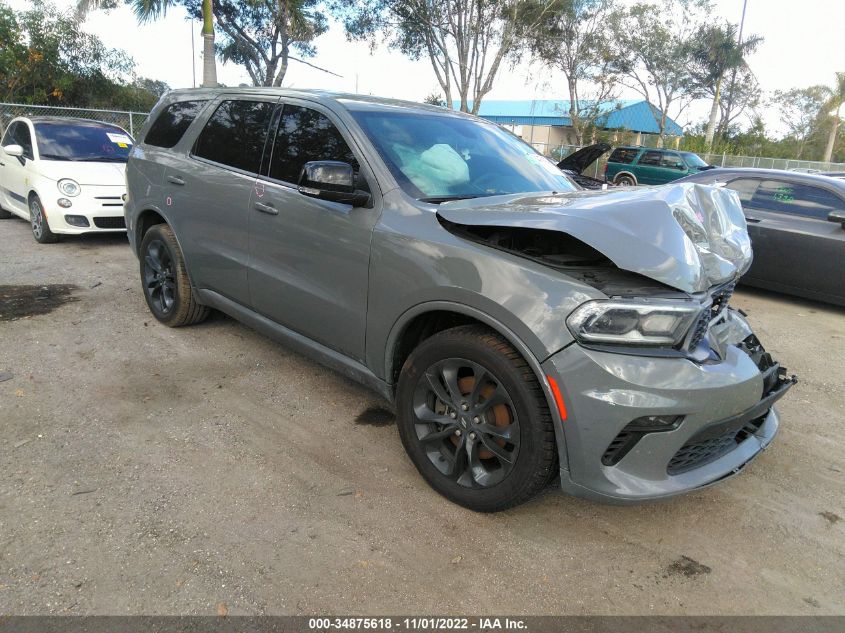 2021 DODGE DURANGO GT PLUS VIN: 1C4RDHDGXMC520194
