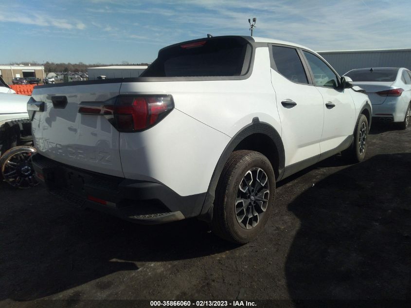 2022 HYUNDAI SANTA CRUZ SEL VIN: 5NTJB4AE1NH004117