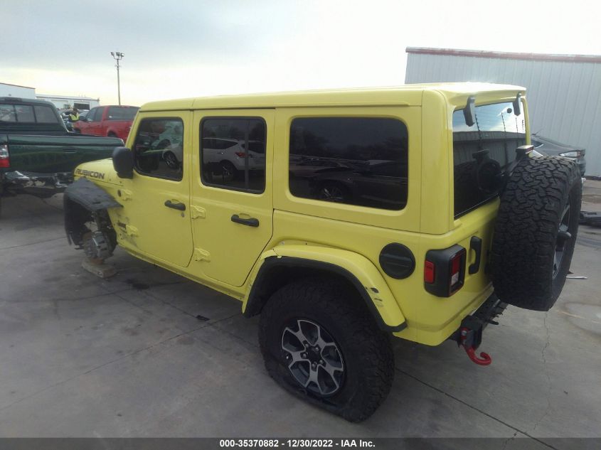2022 JEEP WRANGLER UNLIMITED RUBICON VIN: 1C4HJXFN1NW254719