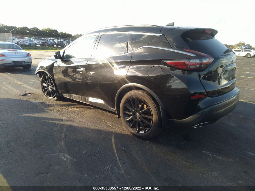 2022 NISSAN MURANO SV VIN: 5N1AZ2BS5NC108166