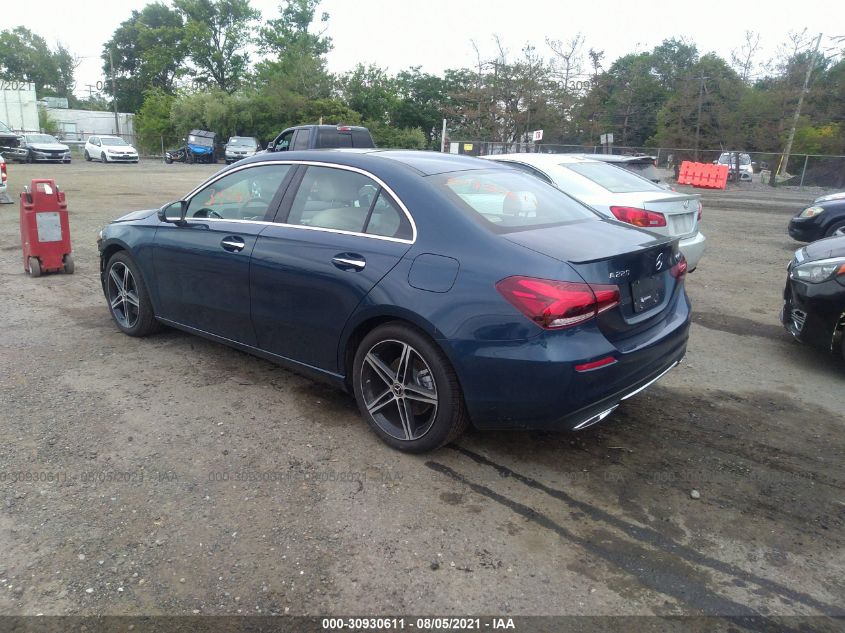 2021 MERCEDES-BENZ A-CLASS A 220 VIN: W1K3G4FB6MJ299752