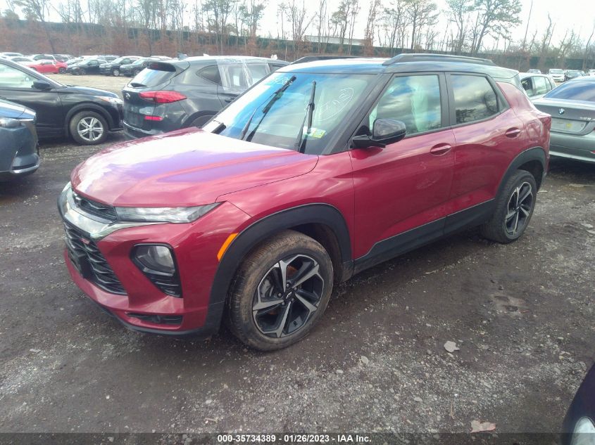 2021 CHEVROLET TRAILBLAZER RS VIN: KL79MUSL9MB011158
