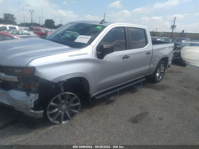 2021 CHEVROLET SILVERADO 1500 CUSTOM VIN: 3GCPWBEK7MG298583