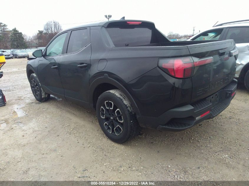 2022 HYUNDAI SANTA CRUZ SEL VIN: 5NTJBDAE7NH003036