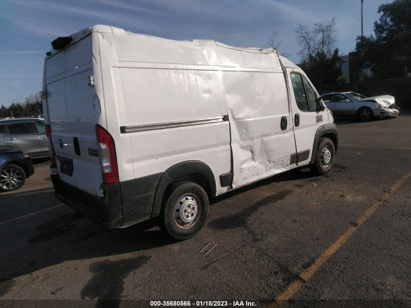 2021 RAM PROMASTER CARGO VAN VIN: 3C6MRVXG1ME542655