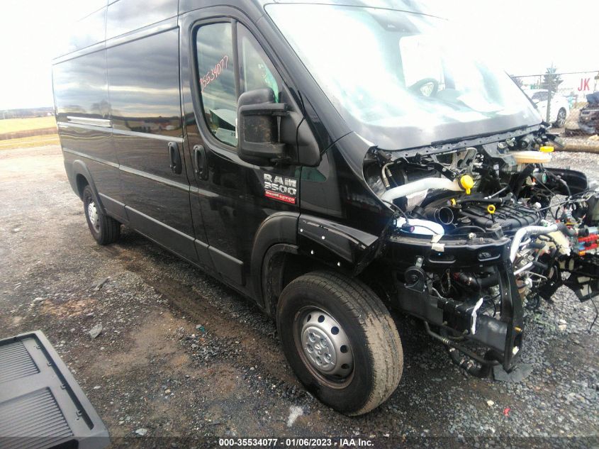 2022 RAM PROMASTER CARGO VAN VIN: 3C6MRVHG9NE130726