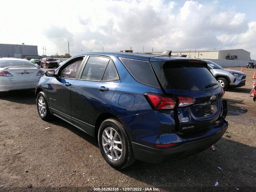 2022 CHEVROLET EQUINOX LS VIN: 3GNAXHEV8NS210159