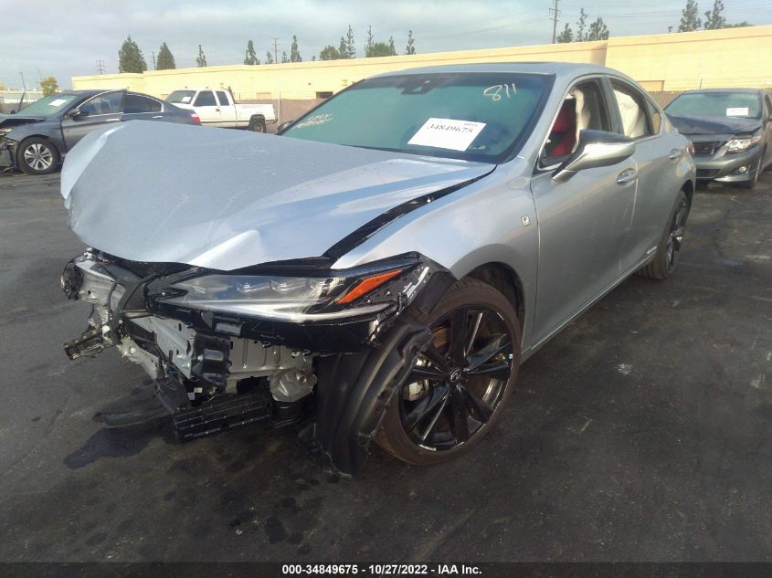 2022 LEXUS ES ES 300H F SPORT VIN: 58AGA1C19NU019849