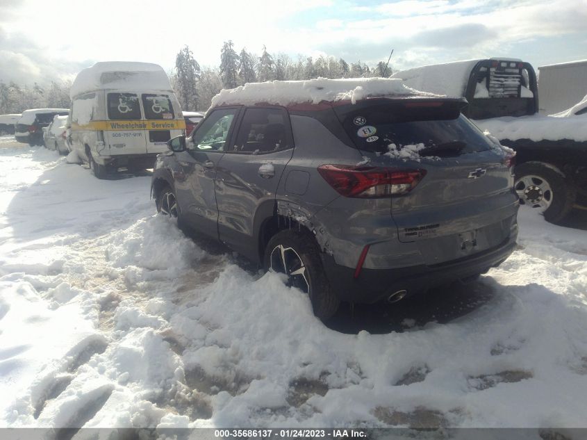 2021 CHEVROLET TRAILBLAZER RS VIN: KL79MUSL9MB110501