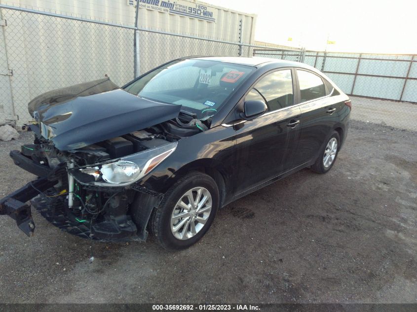2022 HYUNDAI ACCENT SEL VIN: 3KPC24A66NE170556