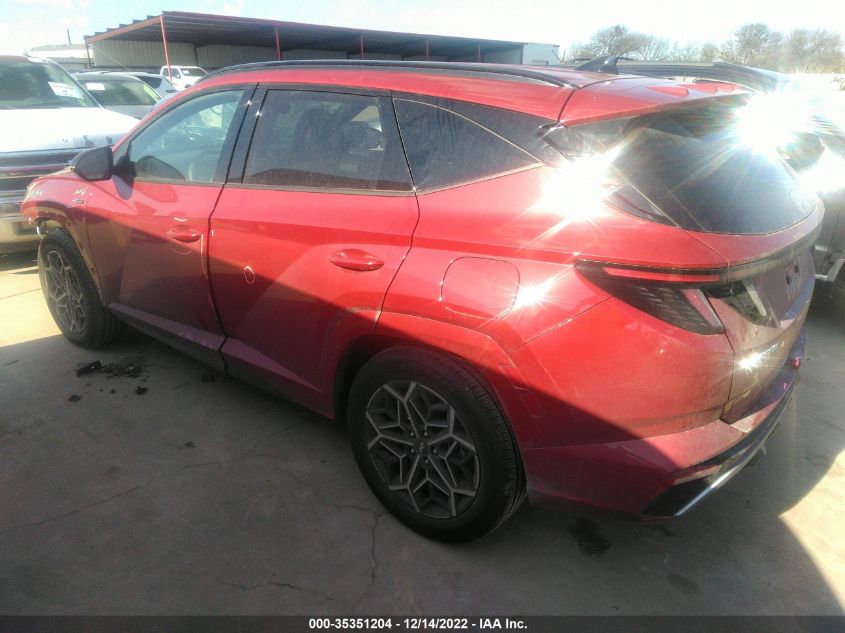 2022 HYUNDAI TUCSON N LINE VIN: KM8JF3AE1NU123025