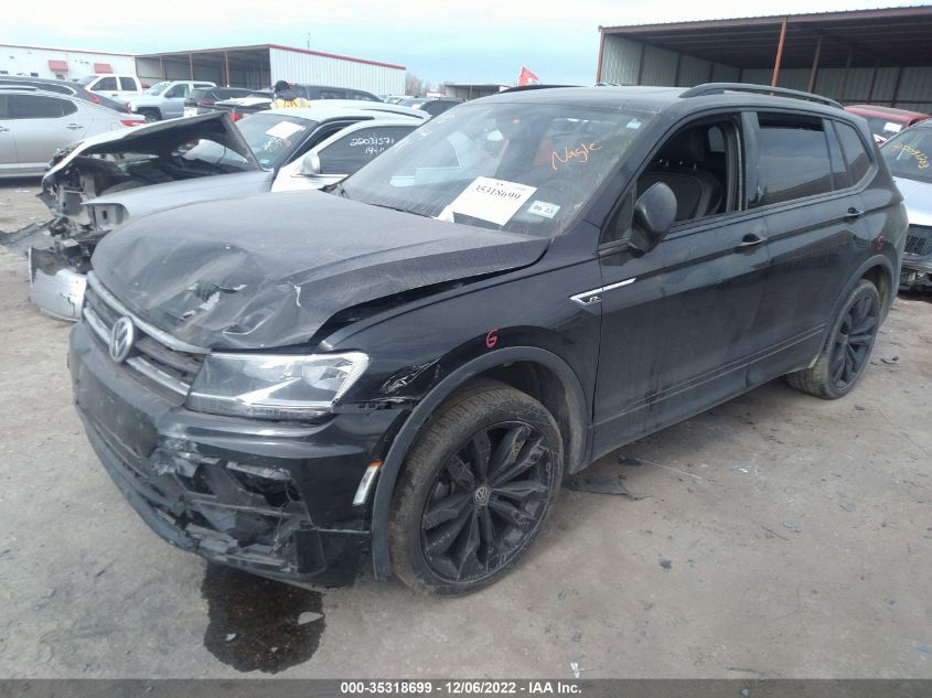 2021 VOLKSWAGEN TIGUAN SE/SE R-LINE BLACK/SEL VIN: 3VV2B7AX2MM102797