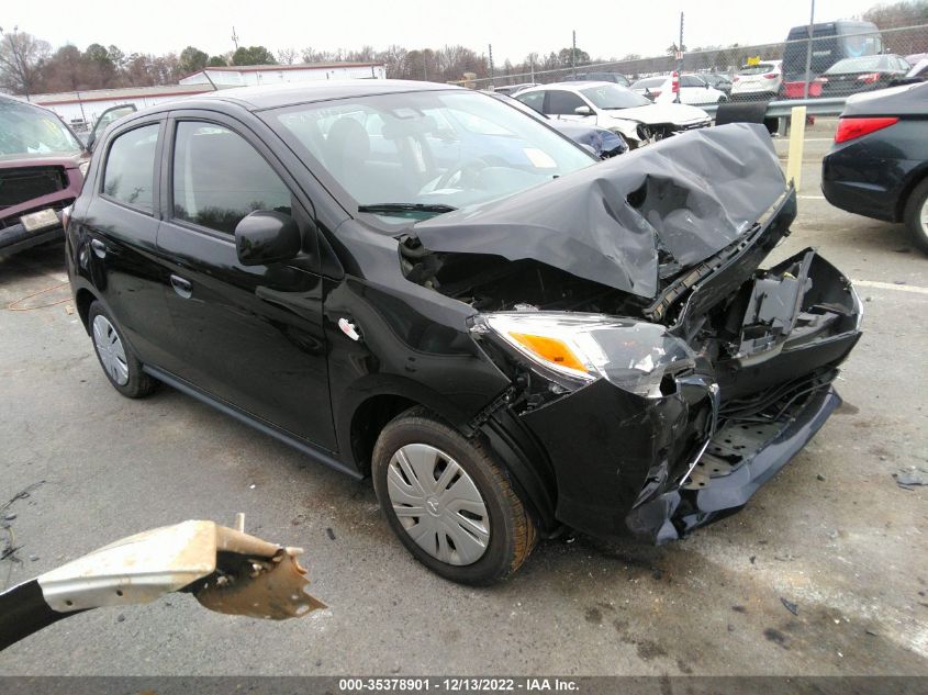 2021 MITSUBISHI MIRAGE ES/LE/CARBONITE EDITION VIN: ML32AUHJ6MH011122