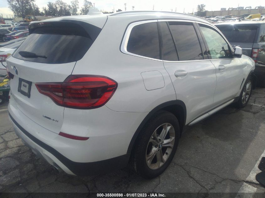 2021 BMW X3 SDRIVE30I VIN: 5UXTY3C06M9D84792