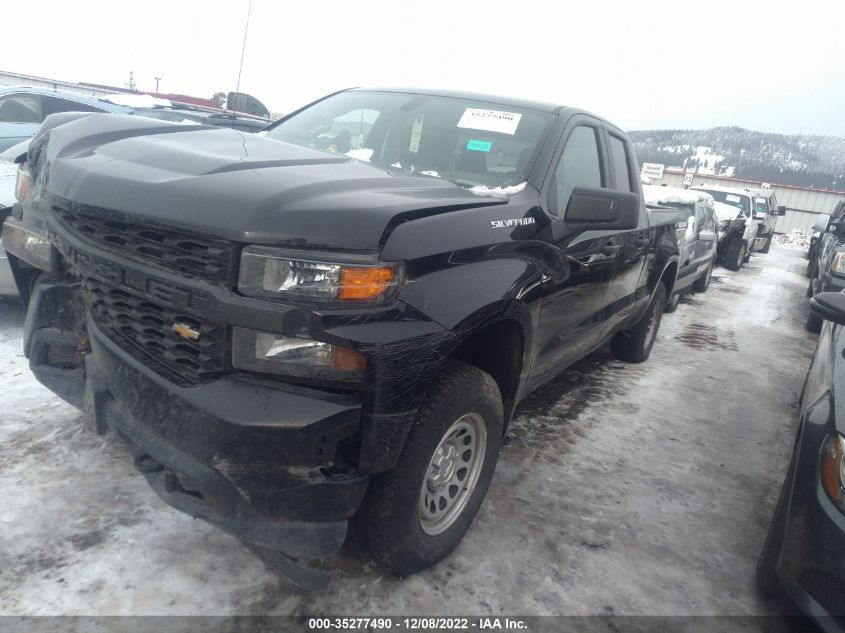 2020 CHEVROLET SILVERADO 1500 WORK TRUCK VIN: 1GCRYAEF2LZ322478