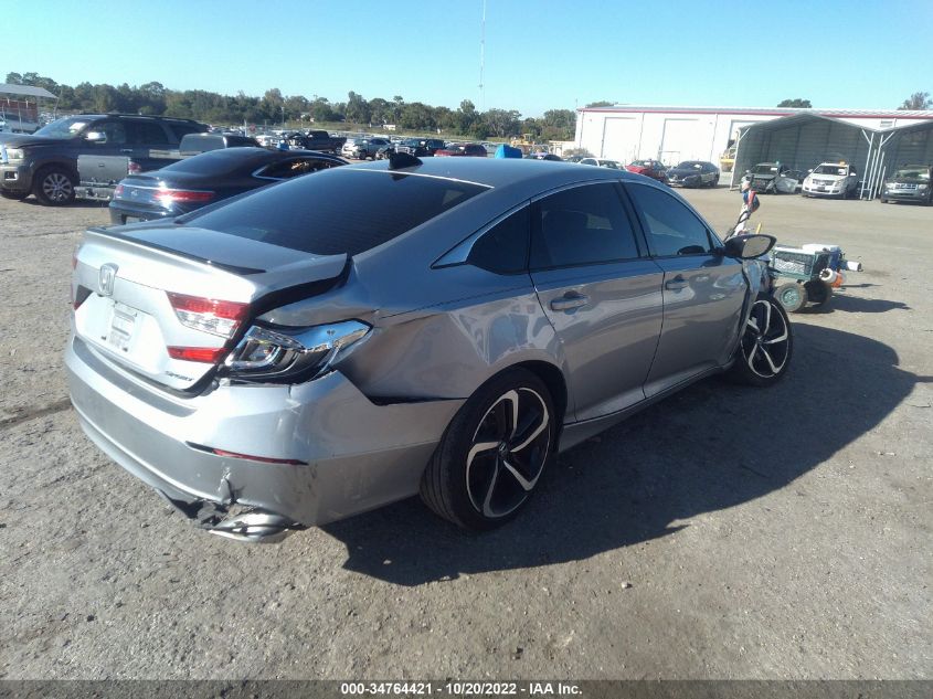 2021 HONDA ACCORD SEDAN SPORT VIN: 1HGCV1F36MA095767